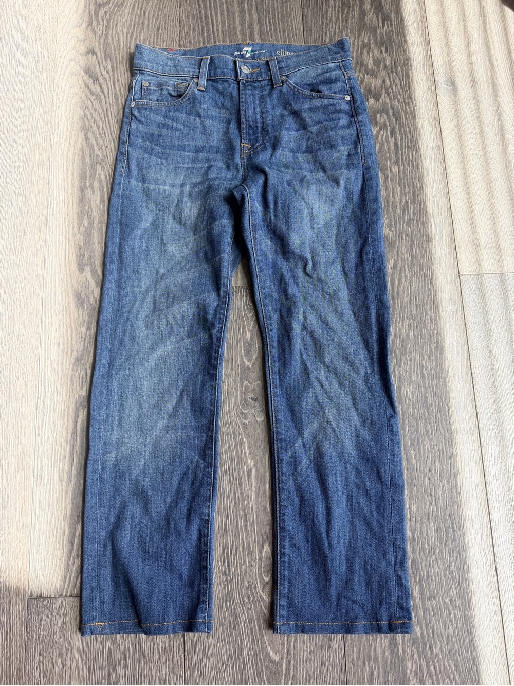 7FAM 7 For All Mankind Slimmy Jean Size 28